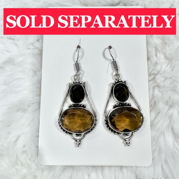 Beautiful Solar Quartz 925 Large Necklace & Bracelet ONLY - Picture 4 of 9